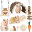 Ensemble de jouets à mâcher pour hamster, jouet molaire pour petits animaux