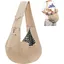 Sac de Transport pour Chien Khaki Imperméable Porté Ventral ou Épaule Capacité Max 10 kg Pour Petits Animaux et Voyages