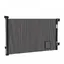 Barrière de Sécurité Rétractable Pour Enfants/Chiens - Avec Système de Blocage et Chatière pour Chat - 150x86 cm - Noir