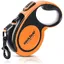 Laisse enrouleur - Keeper - Nylon 5m - Réfléchissante - Pour chien jusquà 50kg