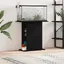Vidaxl Support daquarium Chêne noir 75x36x725 cm Bois dingénierie