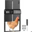 Porte automatique pour poulailler - PZCC - Aluminium - Écran LCD programmable - Étanche IPX4 - 33x245x53 cm