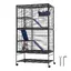 VEVOR Cage à furet roulante 4 niveaux métal pour petits animaux 1640 mm 3 rampes