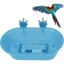 Baignoire miroir oiseauxaccessoires cage oiseauxperchoir miroir boisperroquet perruche calopsitte pinson YYV