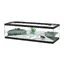 Aquarium pour tortues d'eau - Aquatlantis - Tortum - Noir - 104x40x30cm - Filtre