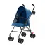 Poussette pour Chien Pliable - Avec Porte-gobelet - Housse en Maille Respirante Anti-insectes - 45x55x97 cm - Bleu - LVHCMFOHM