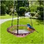 Bain et mangeoire à oiseaux suspendus – Bol décoratif dextérieur pour patio jardin cadeau pour amoureux des oiseaux (violet)r