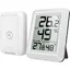Thermomètre-hygromètre intérieur/extérieur - ULISEM - Capteur sans fil - Portée 100 m - Écran LCD 66 cm