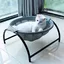 Panier Confortable pour Chat, Hamac Lavable et Anti-Stress pour Chats et Petits Chiens (Gris)