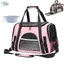 Sac de Transport Chat Rose, Sac à Main Bandoulière Démontable Lavable Pliable pour Chat Chaton Petit Chien Lapin Animal