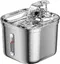 Fontaine a Eau Chat22L Fontaine INOXPompe à Eau Ultra-SilencieuseFiltres MultiplesDébit deau RéglableDistributeur Eau Chien