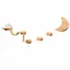 Meubles muraux pour chat - HELLOSHOP26 - Lot de 6 - Avec hamac - Arbre à chat - Beige