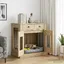 vidaXL Meuble de cage pour chien Chêne Sonoma 80 x 475 x 80 cm 8014768