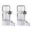 2 PCS Abreuvoir Automatique pour Oiseaux de Cage Distributeur Automatique deau Oiseaux Abreuvoir Cage Oiseaux Pratique ABREUVOIR