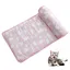 Tapis de refroidissement pour animaux de compagnie Pink White Bear Tapis de refroidissement pour animaux de compagnie Lit d'été