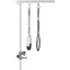 Bras de toilettage pour chiens pliable  hauteur  réglable (65 cm maximum à partir de la table) dim.36l x 8P x 74H cm