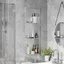 (ON SALE)Niche de Douche - Niche Salle de Bain Argent 90x30x9.5 cm Acier inoxydable EU431023