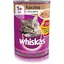 Nourriture humide pour chat avec gelée de canard - Whiskas Adult 1+ - 6 boîtes (6 x 400 g)