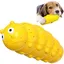 Jouets indestructibles pour chiens jouets à mâcher pour chiens agressifs jouets interactifs puissants et couinants pour(jaune)