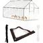 Bâche Imperméable pour Poulailler d& 39 hiver 300x200cm Parois Latérales Indéchirables et Coupe-Vent avec Accessoires de GEOTEXTILE