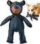 Jouet pour chien ours incassable | Jouet ours indestructible pour chien, jouet en peluche incassable et couinant, JOUET
