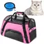 Sac de Transport pour Chat Côté Souple pour Chat Chien Chiot Confortable Portable Pliable Approuvé par la compagnie