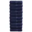 vidaXL Serviettes d'invité de qualité Supérieure 10 pcs, Draps de Bain, Essuie-mains, Serviette de Visage Salle de Bain, 137256