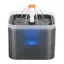 AIMOONSA Fontaine à eau pour chat 2L – ultra silencieuse ≤30dB filtration quadruple LED