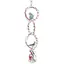 Jouet pour Oiseaux Perruche Anneau de Balançoire Perroquet Perchoir en Corde de Coton Parrot Jouets à Mâcher pour Conure calopsitte