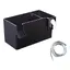 Filtre Externe en Acrylique Noir pour Aquarium Séparation Sec/Humide Petit Filtre Externe Silencieux pour Aquarium Débordement