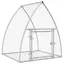 UU Clapier argenté 100x105x120 cm acier galvanisé - Pour poulets, poules CHY298247