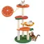 Arbre à chat - HELLOSHOP26 - Multi-niveaux - 485 x 485 x 995 cm - Hamac rotatif - Confort optimal