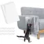 Tapis griffoir chats autocollants lot de 4 transparents 45×30 cm protège canapé