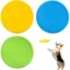 Lot de 3 frisbee pour chien - Disque volant pour chien - Soucoupe volante en caoutchouc naturel souple - Pour samuser en extérieu