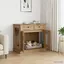 vidaXL Meuble de cage pour chien Chêne artisanal 90 x 475 x 80 cm 8014778