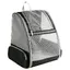 DDCAQIOUA® Sac à dos pour animaux de compagnie  Sac de transport pour chiens et chats  Respirant et pliable  Gris