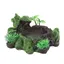 Plantes de simulation en résine ZR-012 pour aquarium lézard reptile bol dalimentation mangeoire à eau pour tortue ornement
