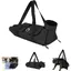 MHY® - Sac de toilettage pour chat - Noir - Anti-griffures - Avec trous pour les pieds - Pour couper les griffes nettoyer les oreil