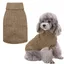 Pull à col roulé pour chien - Manteau d'hiver Vêtements en tricot torsadé classique avec trou pour laisse pour temps froid