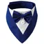 Collier de Chien avec Bandana de Mariage et Nœud Papillon, Costume Réglable