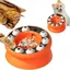 Puzzle et distributeur de friandises - bol de protection pour le cou pour animaux - Bol jouets pour chat - jouet puzzle interactif