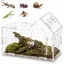 Terrarium Phasme Terrarium à Escargots en Acrylique Boîte alimentation pour Reptiles Mini Terrarium pour Insectes PERCHOIR