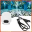 Pompe à oxygène pour aquarium - AKOZON - Mini Pompe Silencieuse - Double Sortie - 306g - 107x55 cm