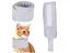 Collerette pour Chat - RNEMITERY - Réglable - Doux - Tour de Cou 26-33 CM - Gris