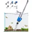 Nettoyeur Électrique pour Aquarium avec Changeur dEau et Laveur de Sable – Kit 6 en 1 Gris