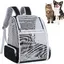 Sac à Dos de Transport Chat,Sac Transport Chat Chien,Sac de Transport pour Animal avec Sangle de Sécurité Intérieure,Sac de