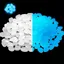 Lot de 300 galets fluorescents artificiels pour décoration de jardin de route dextérieur daquarium dallée