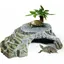 Sanctuaire de tortues Terrarium Terrestre Grotte Rampe pour reptiles Décoration de sanctuaire Humidification Grotte Roche