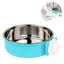 Gamelle pour chien en acier inoxydable mangeoire suspendue cage perroquet oiseau boisson eau accessoire