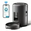 Distributeur automatique de nourriture pour animaux - Phoesky - 2L - Commande à distance WiFi - Noir